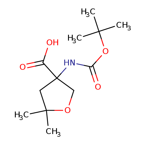 3-{[(tert-butoxy)carbonyl]amino}-5,5-dimethyloxolane-3-carboxylic acid