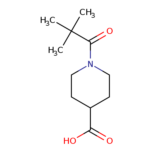1-(2,2-Dimethylpropanoyl)piperidine-4-carboxylic acid