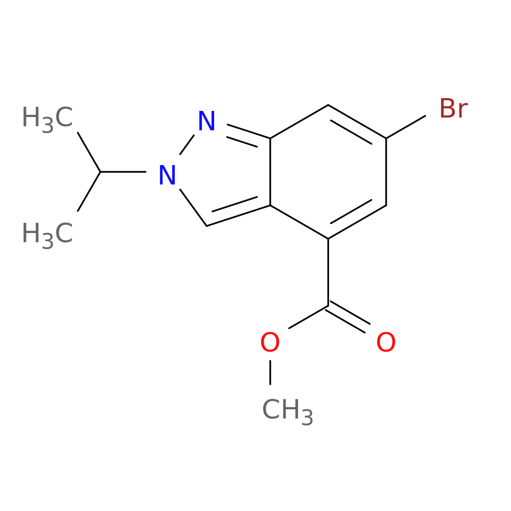 methyl 6-bromo-2-(propan-2-yl)-2H-indazole-4-carboxylate