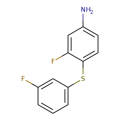 3-fluoro-4-[(3-fluorophenyl)sulfanyl]aniline