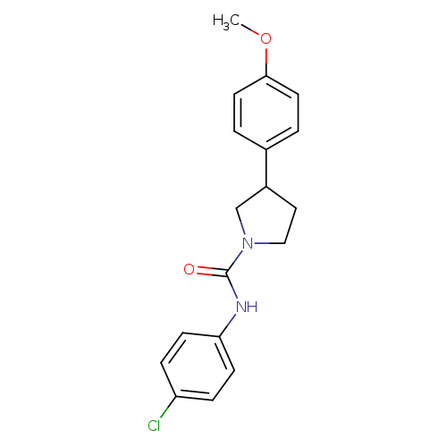 N-(4-chlorophenyl)-3-(4-methoxyphenyl)pyrrolidine-1-carboxamide