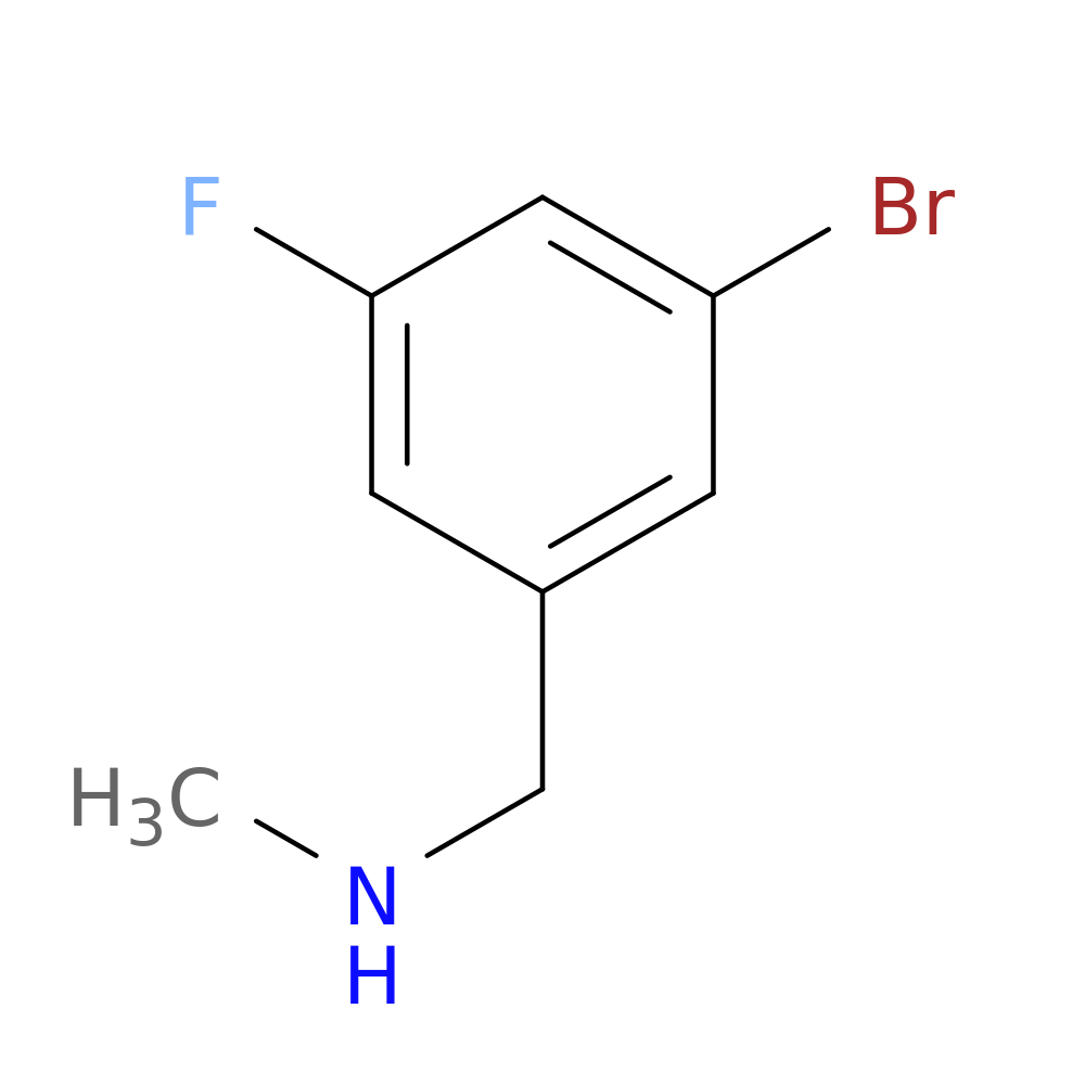 1-(3-broMo-5-fluorophenyl)-N-MethylMethanaMine