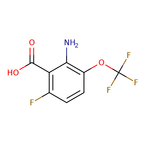 2-amino-6-fluoro-3-(trifluoromethoxy)benzoicacid
