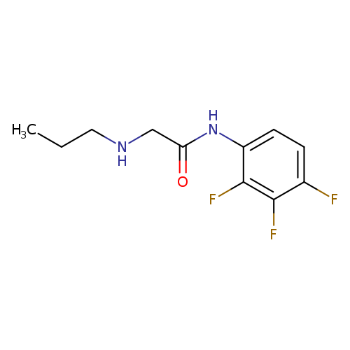 2-(propylamino)-N-(2,3,4-trifluorophenyl)acetamide