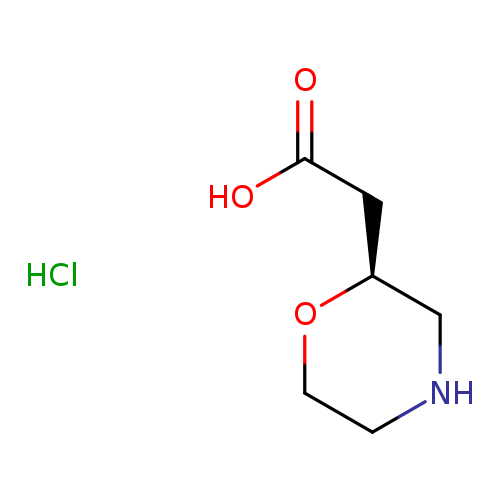 (S)-2-(Morpholin-2-yl)acetic acid hydrochloride