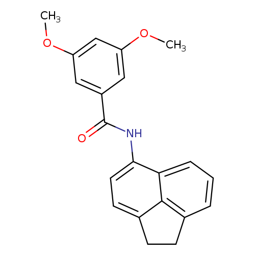 N-(1,2-dihydroacenaphthylen-5-yl)-3,5-dimethoxybenzamide