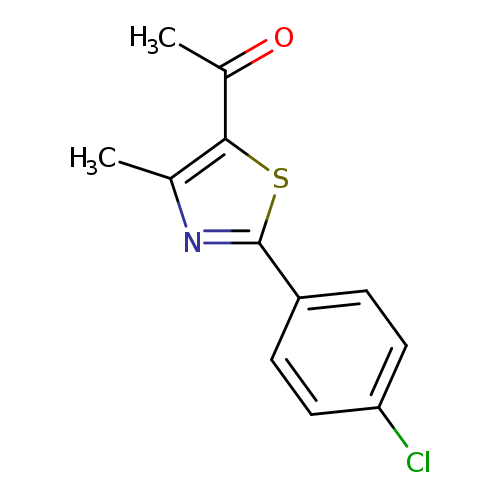 1-[2-(4-CHLOROPHENYL)-4-METHYL-1,3-THIAZOL-5-YL]-1-ETHANONE
