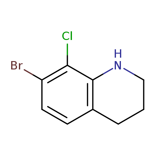 7-bromo-8-chloro-1,2,3,4-tetrahydroquinoline