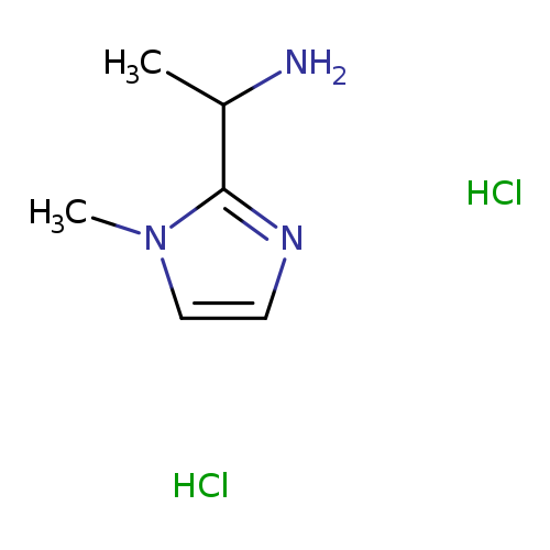 1-(1-Methyl-1H-imidazol-2-yl)ethan-1-amine dihydrochloride