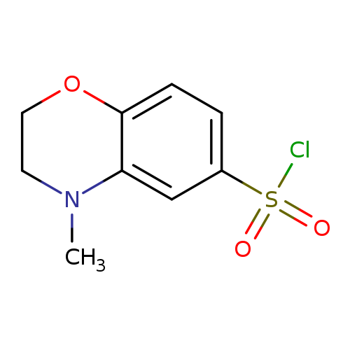4-Methyl-3,4-dihydro-2H-1,4-benzoxazine-6-sulfonyl chloride