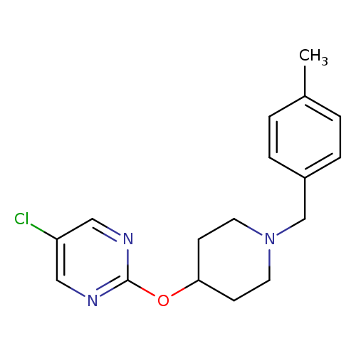 5-chloro-2-({1-[(4-methylphenyl)methyl]piperidin-4-yl}oxy)pyrimidine