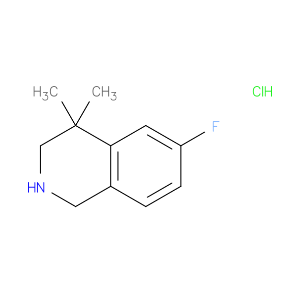 6-fluoro-4,4-dimethyl-1,2,3,4-tetrahydroisoquinoline hydrochloride