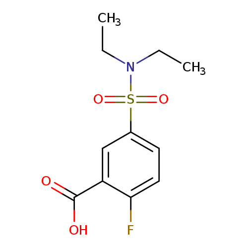 5-[(diethylamino)sulfonyl]-2-fluorobenzoic acid