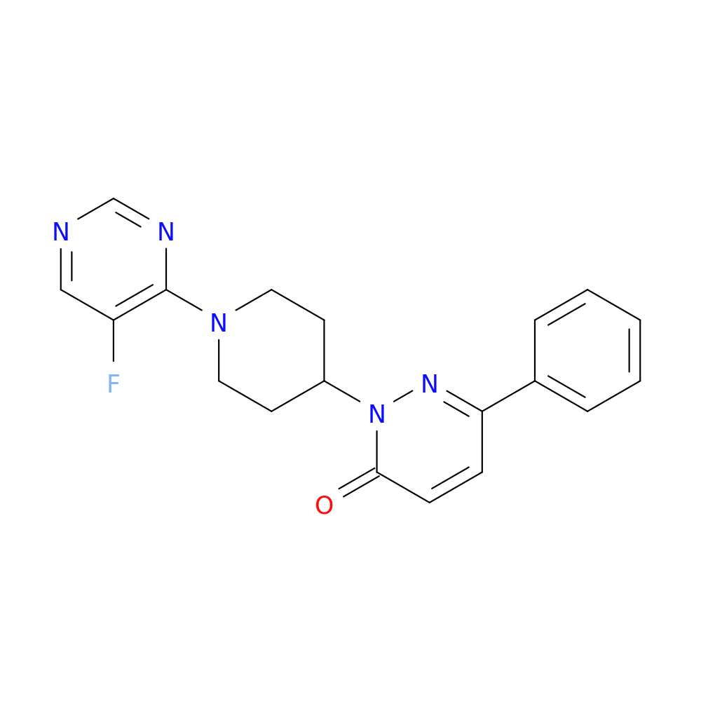 2-[1-(5-fluoropyrimidin-4-yl)piperidin-4-yl]-6-phenyl-2,3-dihydropyridazin-3-one