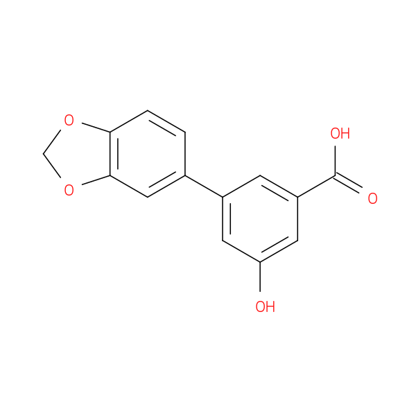 5-Hydroxy-3-(3,4-methylenedioxyphenyl)benzoic acid