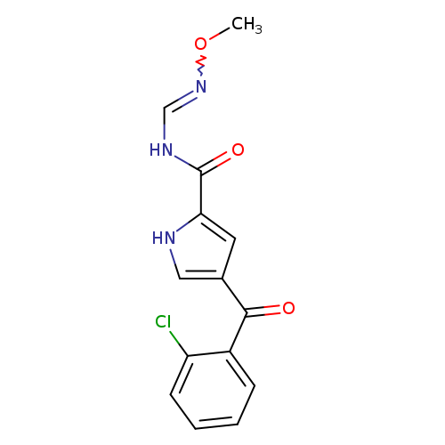 4-(2-chlorobenzoyl)-N-[(1Z)-(methoxyimino)methyl]-1H-pyrrole-2-carboxamide