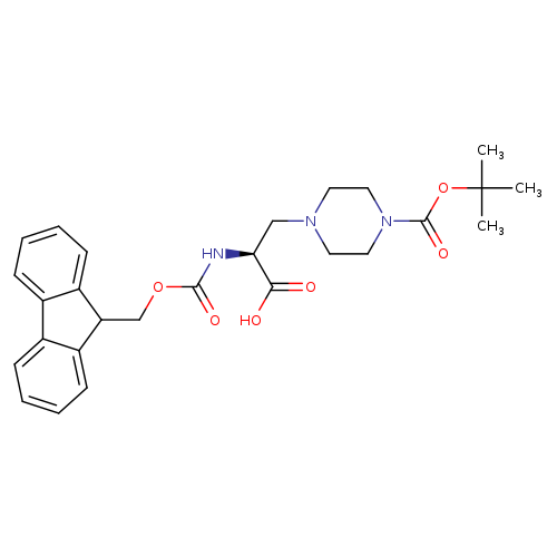 (S)-4-[2-Carboxy-2-(9H-fluoren-9-ylmethoxycarbonylamino)-ethyl]-piperazine-1-carboxylic acid tert-butyl ester