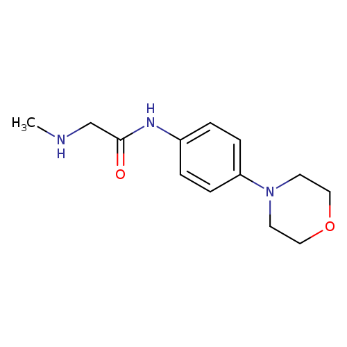 2-(methylamino)-N-[4-(morpholin-4-yl)phenyl]acetamide
