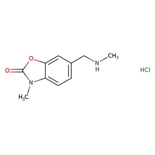3-methyl-6-[(methylamino)methyl]-2,3-dihydro-1,3-benzoxazol-2-onehydrochloride