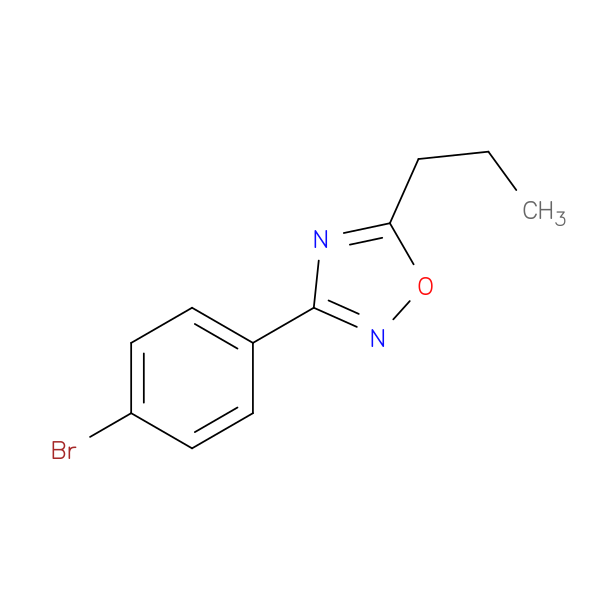 3-(4-Bromophenyl)-5-propyl-1,2,4-oxadiazole