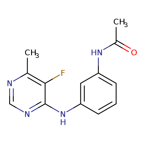 N-{3-[(5-fluoro-6-methylpyrimidin-4-yl)amino]phenyl}acetamide