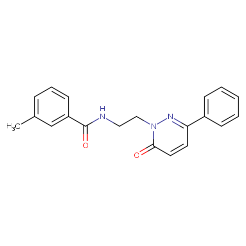 3-methyl-N-[2-(6-oxo-3-phenyl-1,6-dihydropyridazin-1-yl)ethyl]benzamide