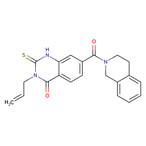 3-(prop-2-en-1-yl)-2-sulfanylidene-7-(1,2,3,4-tetrahydroisoquinoline-2-carbonyl)-1,2,3,4-tetrahydroquinazolin-4-one