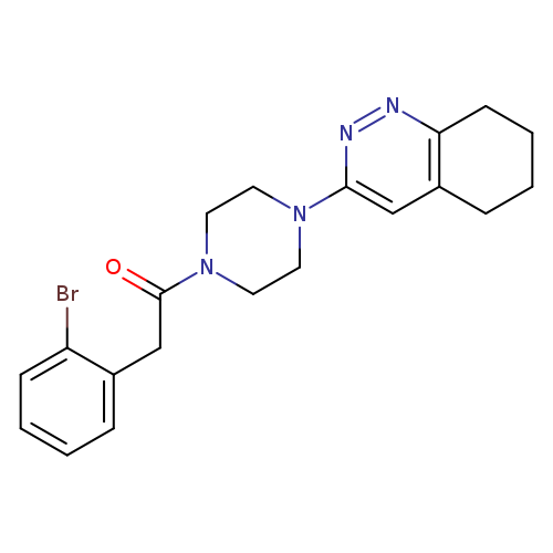 2-(2-bromophenyl)-1-[4-(5,6,7,8-tetrahydrocinnolin-3-yl)piperazin-1-yl]ethan-1-one