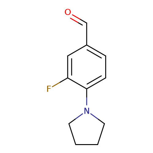 3-Fluoro-4-(pyrrolidin-1-yl)benzaldehyde