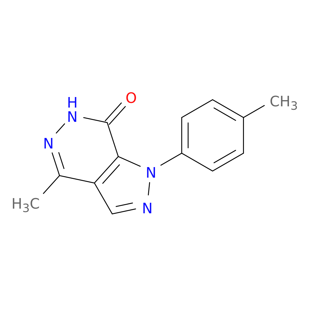 4-methyl-1-(4-methylphenyl)-1H,6H,7H-pyrazolo[3,4-d]pyridazin-7-one