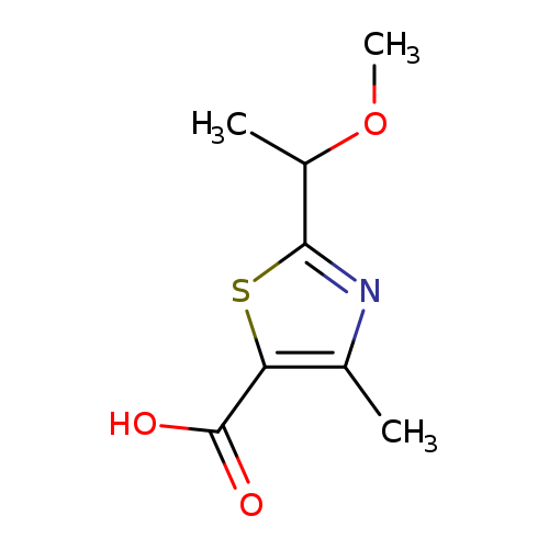 2-(1-methoxyethyl)-4-methyl-1,3-thiazole-5-carboxylic acid
