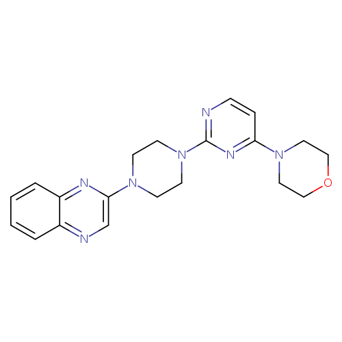 2-{4-[4-(morpholin-4-yl)pyrimidin-2-yl]piperazin-1-yl}quinoxaline