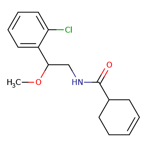 N-[2-(2-chlorophenyl)-2-methoxyethyl]cyclohex-3-ene-1-carboxamide