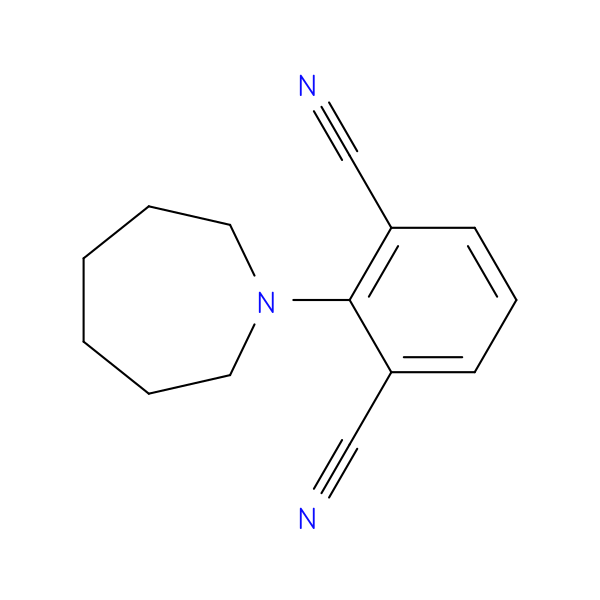 2-(azepan-1-yl)benzene-1,3-dicarbonitrile