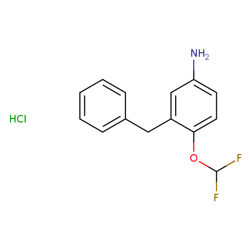 3-benzyl-4-(difluoromethoxy)aniline hydrochloride