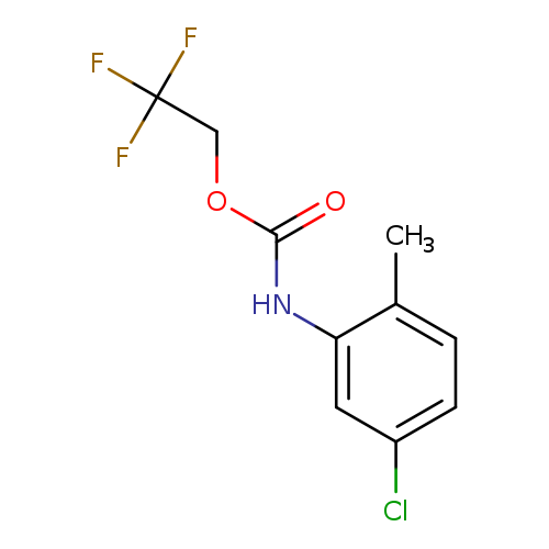 2,2,2-Trifluoroethyl 5-chloro-2-methylphenylcarbamate