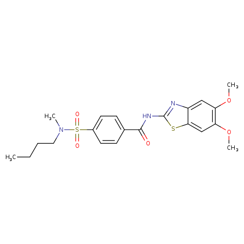 4-[butyl(methyl)sulfamoyl]-N-(5,6-dimethoxy-1,3-benzothiazol-2-yl)benzamide
