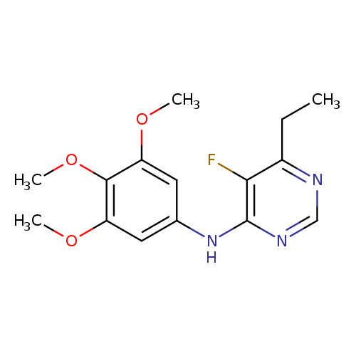 6-ethyl-5-fluoro-N-(3,4,5-trimethoxyphenyl)pyrimidin-4-amine