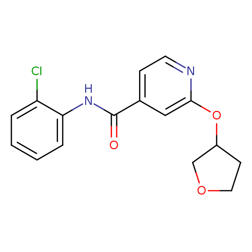 N-(2-chlorophenyl)-2-(oxolan-3-yloxy)pyridine-4-carboxamide