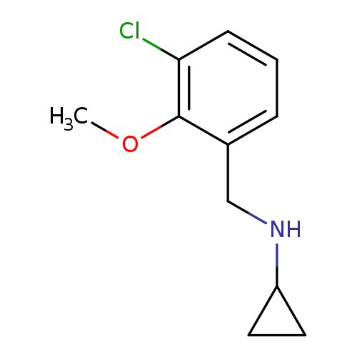 N-[(3-chloro-2-methoxyphenyl)methyl]cyclopropanamine