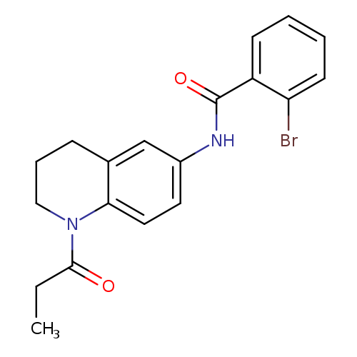 2-bromo-N-(1-propanoyl-1,2,3,4-tetrahydroquinolin-6-yl)benzamide