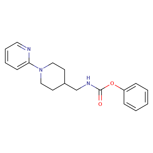 phenyl N-{[1-(pyridin-2-yl)piperidin-4-yl]methyl}carbamate