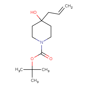 1-Piperidinecarboxylic acid, 4-hydroxy-4-(2-propen-1-yl)-, 1,1-dimethylethyl ester