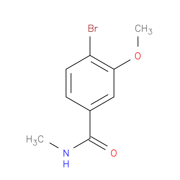 N-METHYL 4-BROMO-3-METHOXYBENZAMIDE