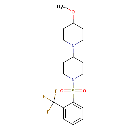 4-methoxy-1'-[2-(trifluoromethyl)benzenesulfonyl]-1,4'-bipiperidine