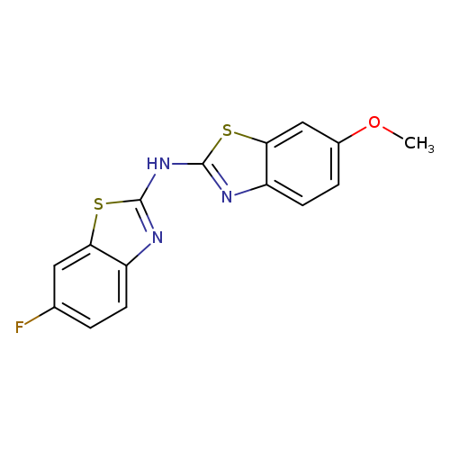6-fluoro-N-(6-methoxy-1,3-benzothiazol-2-yl)-1,3-benzothiazol-2-amine