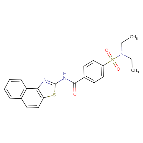 4-(diethylsulfamoyl)-N-{naphtho[1,2-d][1,3]thiazol-2-yl}benzamide