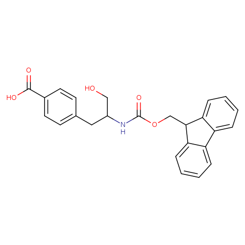 4-[2-({[(9H-fluoren-9-yl)methoxy]carbonyl}amino)-3-hydroxypropyl]benzoic acid