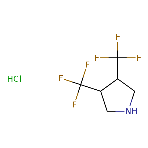 3,4-bis(trifluoromethyl)pyrrolidine hydrochloride