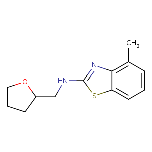 4-Methyl-N-((tetrahydrofuran-2-yl)methyl)benzo[d]thiazol-2-amine